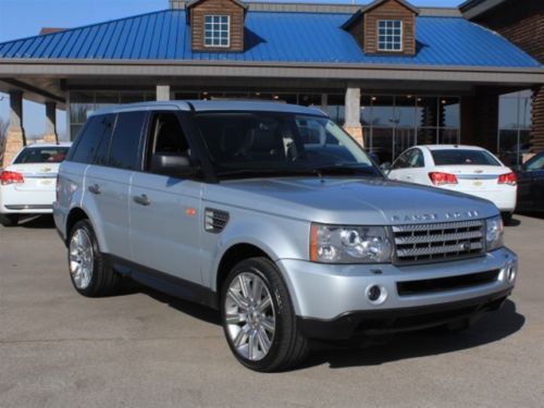 Supercharged 4.2l silver w- black leather 4x4 navigation sun roof heated seats