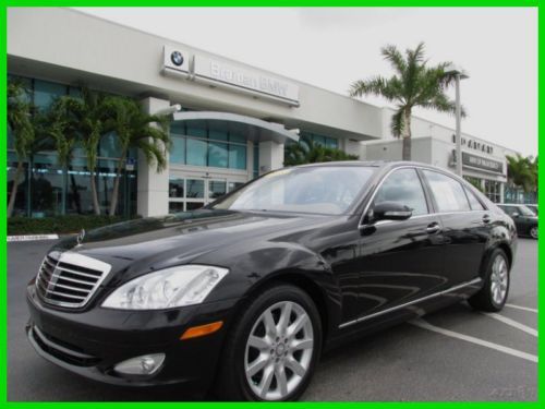 08 obsidian black s-550 5.5l v8 *night view assist *blind spot info *keyless go