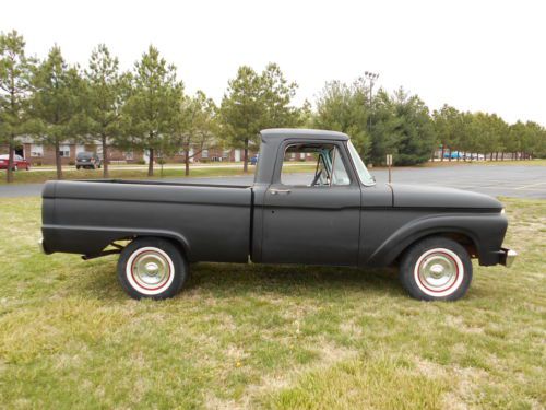 Ford f100 pickup, short wide bed , 3 spd , 6 cylinder