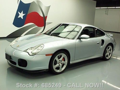 2003 porsche 911 turbo 6-spd 450 hp x50 pkg sunroof 21k texas direct auto