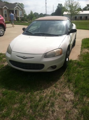 2001 chrysler sebring lxi limited convertible 2-door 2.7l