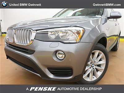 Xdrive28i new 4 dr suv automatic gasoline 2.0l twinpower turbo in-l space gry me