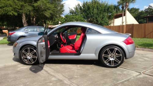 2002 audi tt alms limited edition red interior. 225hp. 6 speed. turbo fun.