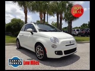 2013 fiat 500 sport beats audio sunroof comfort group leather &amp; more