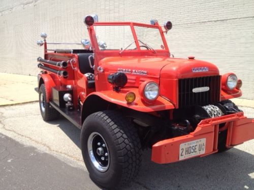 Purchase used 1958 Dodge Power Wagon/Van Pelt Open Cab ...