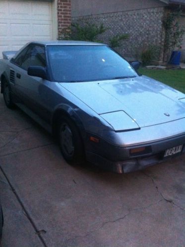 1988 toyota silver mr2 coupe