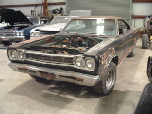 1968 plymouth gtx-440-project-no reserve-fender tag-title-parts car