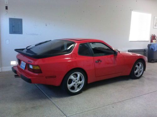 1987 porche 944 red/black combo garage kept gem-never smoked in  updated wheels