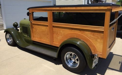 1929 ford model a - woodie - hot rod - excellent condition - runs great!