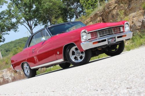 1966 chevy ii nova, resto mod, 383ci, 700r, ps, pdb, ac, nice!!