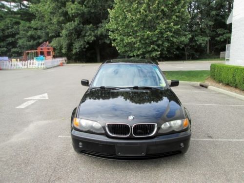 02 bmw 325 leather moonroof  heated seats black low miles