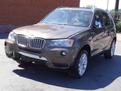 2014 bmw x3 xdrive28i awd damaged repairable salvage runs! priced to sell! l@@k!