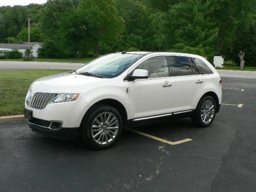 2011 lincoln mkx awd, 20&#034; wheels, panorama roof, navigation, 49k miles