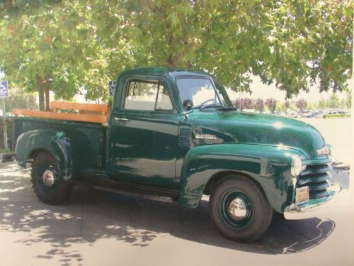 1952 chevy ranch truck- 1 family owner