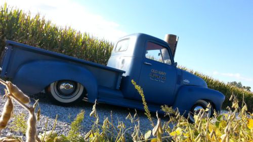 1952 52 chevy &#034; old navy &#034; truck * very cool hot rod chevorlet $$ no reserve $$