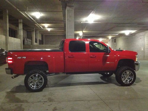 Lifted trucks, truck with lift kit, lift kit, lifted silverdao, red silverdao