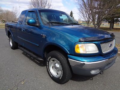 2000 ford f-150 xlt supercab 4x4 pickup v-8 auto clean carfax no reserve auction