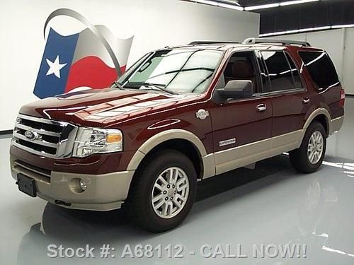 2008 ford expedition king ranch 4x4 sunroof nav 62k mi texas direct auto