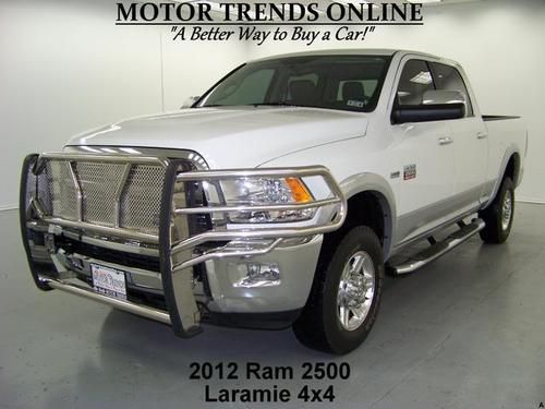 Laramie 4x4 crew 5.7 navigation htd ac seats brushguard 2012 dodge ram 2500 17k