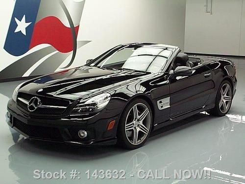 2009 mercedes-benz sl63 amg roadster 518 hp p1 nav 39k texas direct auto