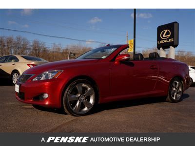 2dr convertible lexus is 350c certifed navigation heated &amp; cooled seats