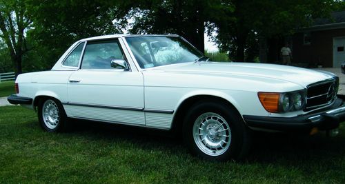 1975 mercedes benz 450sl 72k miles convertible collector leather power luxury