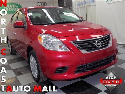 2013(13)versa sv fact w-ty only 5k cruise abs red/black save huge!!!