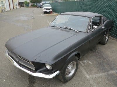 1968 1/2 r-code gt mustang fastback - extremely rare cobra jet 4 speed car!