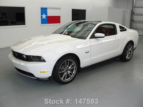 2011 ford mustang gt premium 5.0 6 speed glassback 17k! texas direct auto
