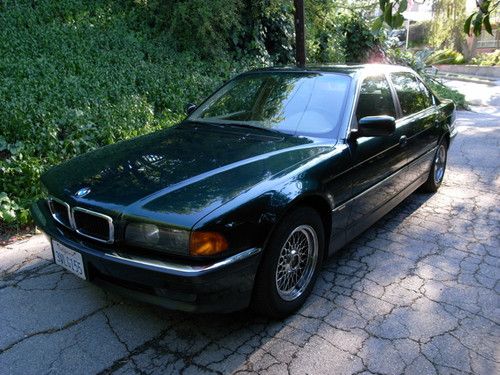 1997 bmw 740il dark green / one owner / good condition