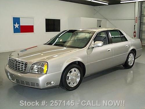 2004 cadillac deville 6-pass leather cd audio only 56k! texas direct auto