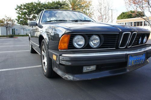 1985 bmw 635csi e24 five-speed manual 170k miles