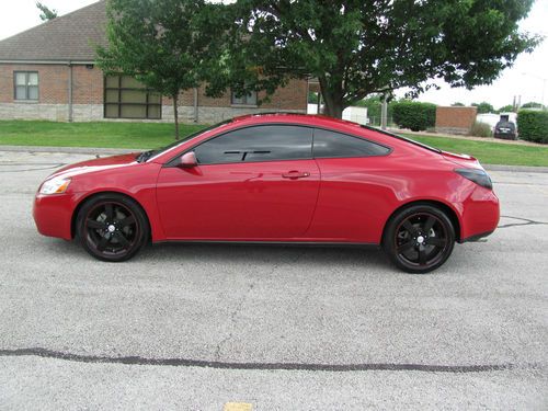 2007 pontiac g6 gt coupe 3.9 v-6, 6-spd, sunroof, heated leather, 52k, no reserv