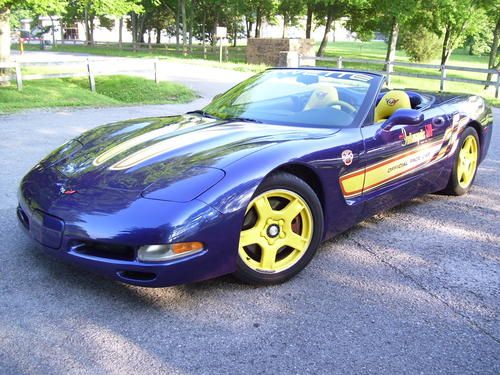 1998 corvette pace car - fast fast driver!  6-speed manual transmission