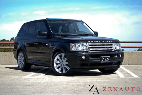 2009 land rover range rover sport supercharged black sc hse luxury pkg msrp $72k