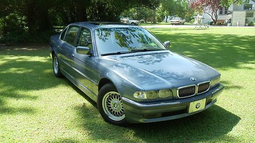 2001 bmw 740il, light blue, 100k miles, 3 owner