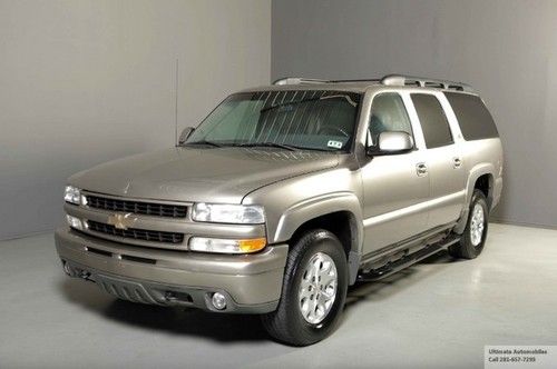 2003 chevrolet suburban z71 4x4 sunroof leather heated seats 8-pass clean carfax