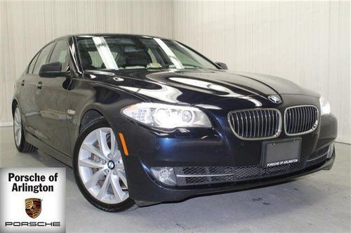 535i factory warranty blue leather moon roof navi one owner awd heated seats