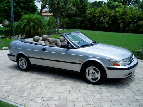 1999 saab 9.3 no reserve~turbo convert.~auto~low miles,well preserved,shows new.