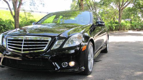 2010 mercedes-benz e350 amg sport - like new - existing warranty 26k miles only!