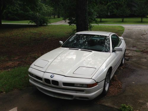 1991 pearl white e31 bmw 850i 6 speed-manual transmission, zemax enhancement