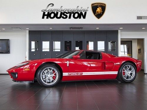 2006 ford gt red no stripes calipers forged wheels mcintosh stereo only 5927 mi