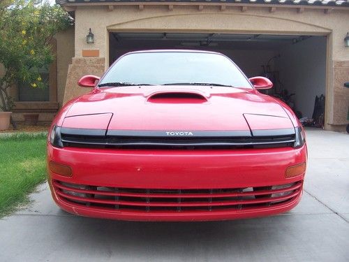 1991 toyota celica all trac turbo awd st185  2-door red w grey leather rare!