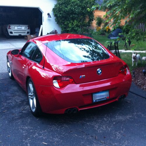 2006 bmw z4 m coupe - imola red