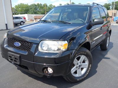Ford escape hybrid 4wd heated leather navigation sunroof autocheck no reserve