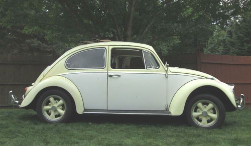 !965 vw beetle with sunroof
