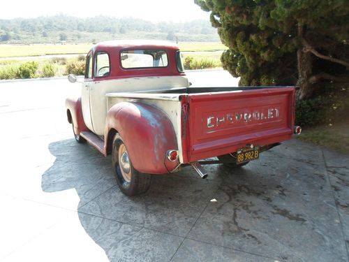 Rare 1954 chevy 5 window 3100 apache 235 6 cy.rat rod hotrod automatic  shortbed
