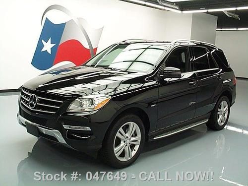 2012 mercedes-benz ml350 4matic awd sunroof nav 31k mi texas direct auto