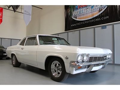 1965 chevy bel air white v8 restored 454 engine classic muscle car