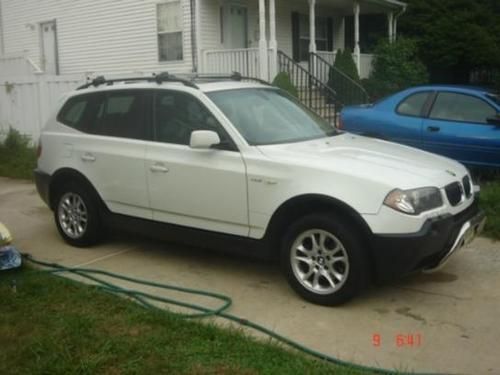 Buy Used Bmw X3 2004 White With Tan Interior 84 800k 6 Cyl